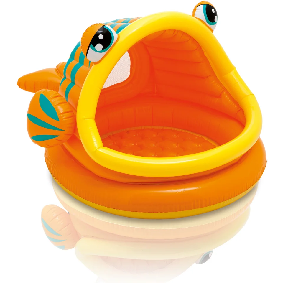 Intex Lazy Fish Shade Inflatable Baby Pool Image 1
