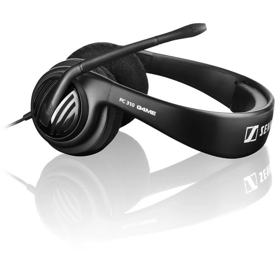 Sennheiser PC 310 On-Ear Gaming Headset with Noise Cancelling Mic - Black Image 1