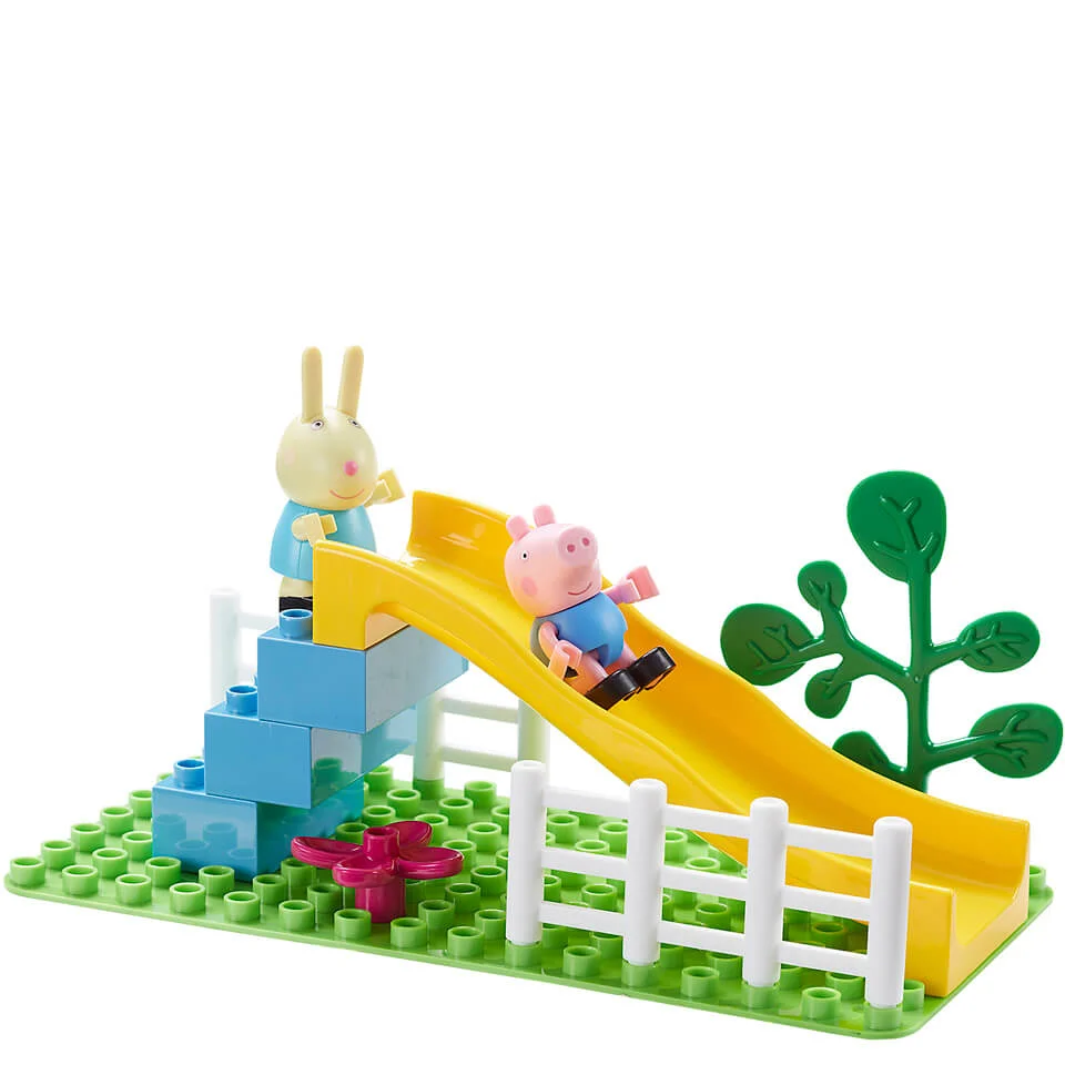 Peppa Pig Construction: Playground Slide Set Image 1