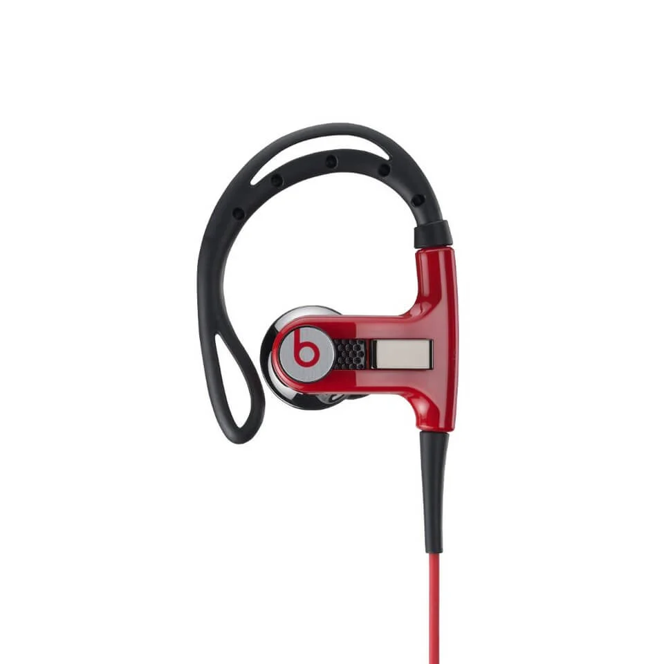 Beats by Dr. Dre Powerbeats In-Ear Earphones - Neon Red - Refurbished Image 1