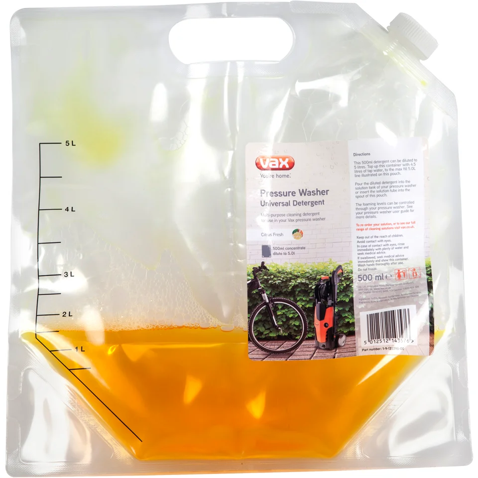 Vax 1913339800 Universal Pressure Washer Solution Image 1