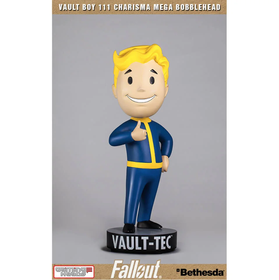 Gaming Heads Fallout 4 Vault Boy 111 15 Inch Statue Image 1