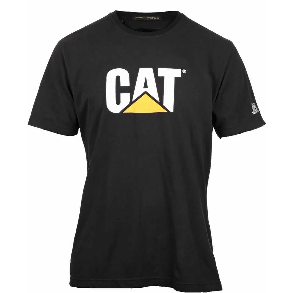 Caterpillar Men's Logo T-Shirt - Black - XXXL - Black Image 1