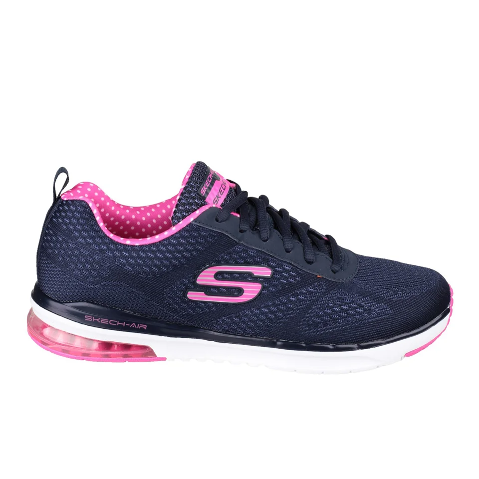 Skechers Women's Skech Air Infinity Low Top Trainers - Navy - UK 5 - Blue Image 1