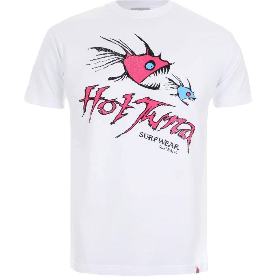 Hot Tuna Men's Nom Nom T-Shirt - White - S - White Image 1