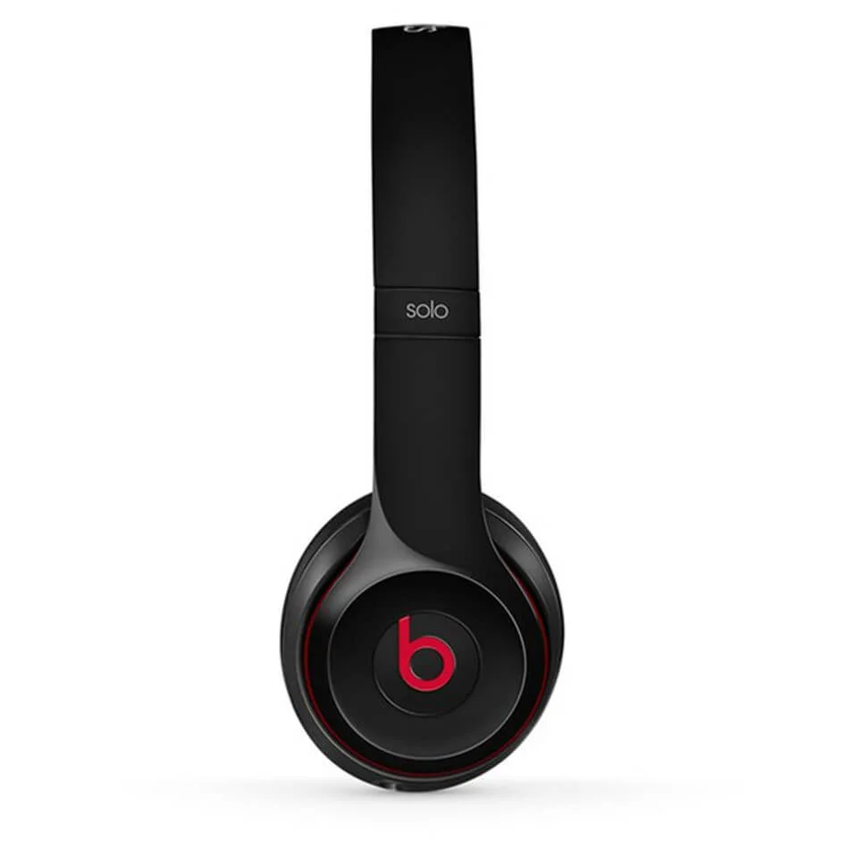 Beats by Dr. Dre: Solo2 On-Ear Headphones - Black (Manufacturer Refurbished) Image 1