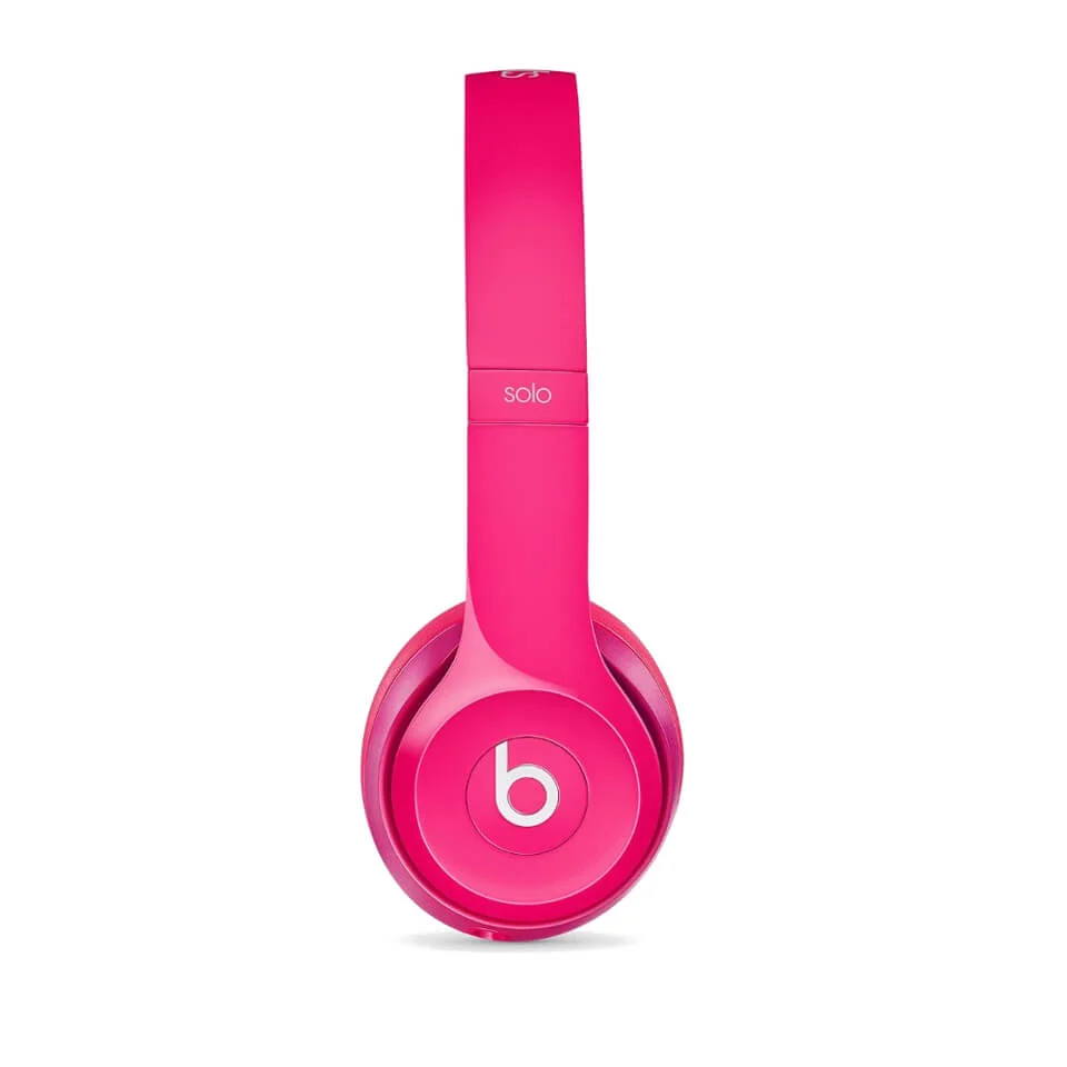 Beats by Dr. Dre: Solo2 On-Ear Headphones - Pink (Manufacturer Refurbished) Image 1