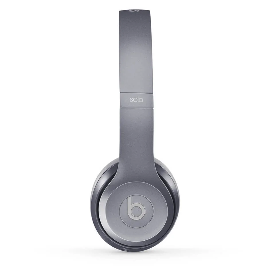 Beats by Dr. Dre: Solo2 On-Ear Headphones - Stone Grey (Manufacturer Refurbished) Image 1