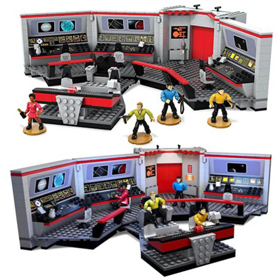 Mega Bloks Star Trek: The Original Series U.S.S. Enterprise Bridge Playset Image 1