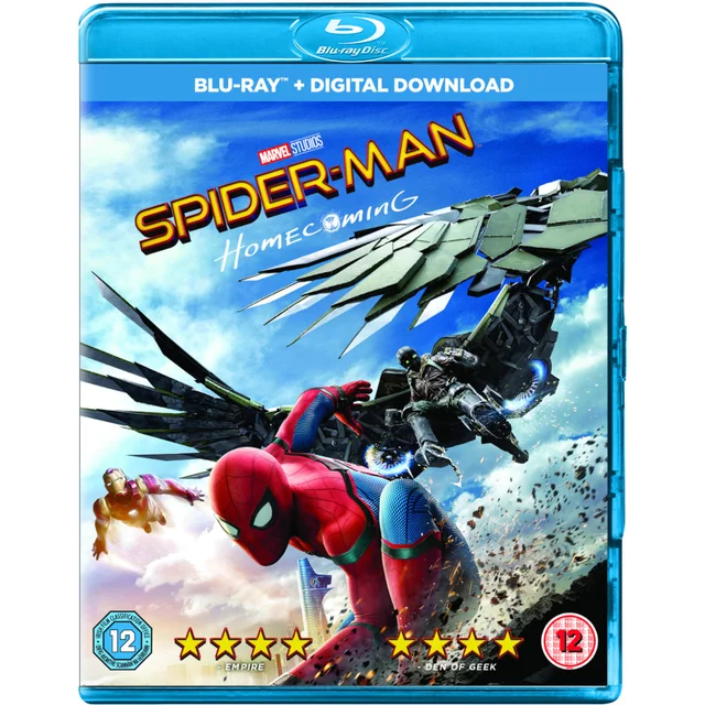 Spider-Man Homecoming Blu-ray