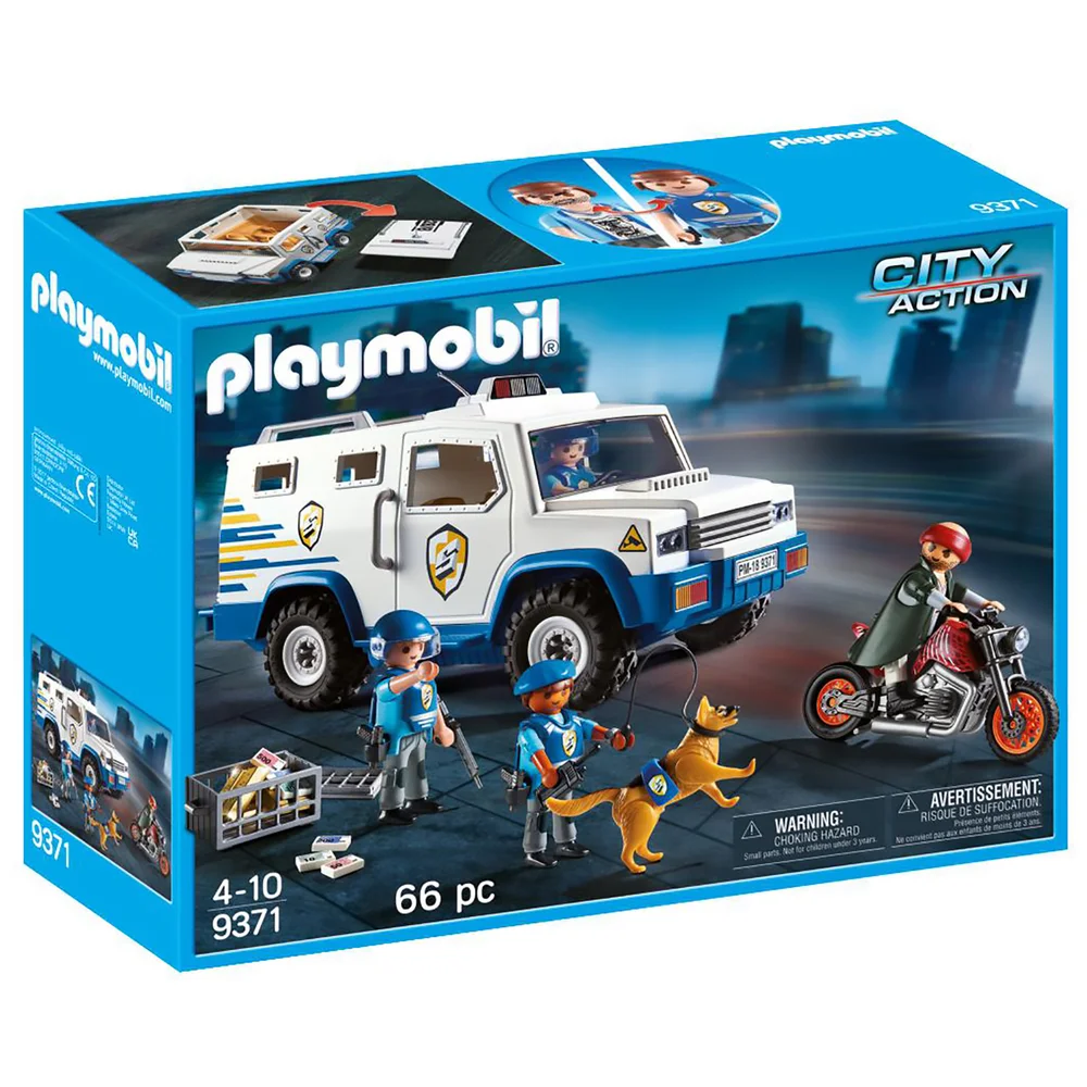 Playmobil Money Transport Vehicle (9371) Image 1