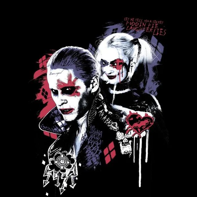 DC Comics Suicide Squad Harleys Puddin T-Shirt - Black