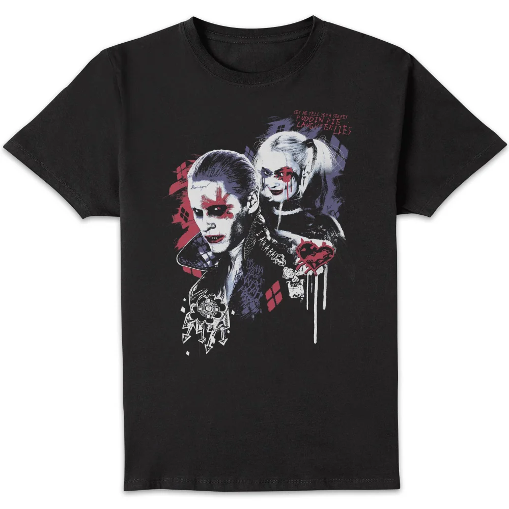DC Comics Suicide Squad Harleys Puddin T-Shirt - Black - S Image 1