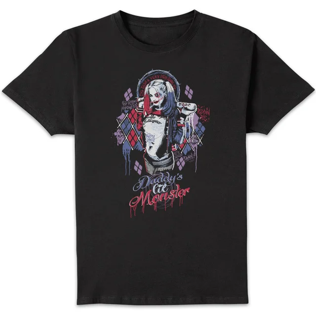 DC Comics Suicide Squad Daddys Lil Monster T-Shirt - Black