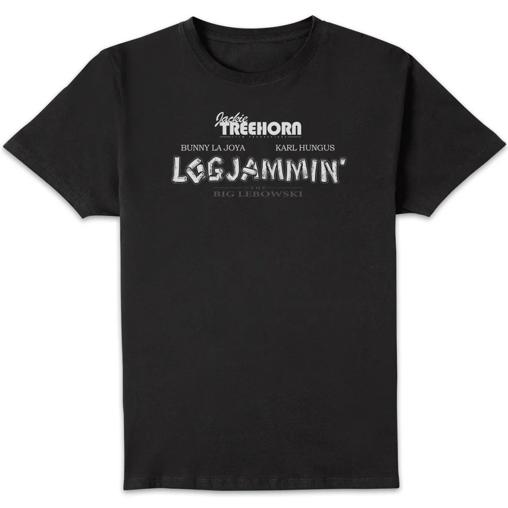 The Big Lebowski Logjammin T-Shirt - Black - S Image 1