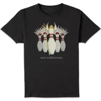 The Big Lebowski Pin Girls T-Shirt - Black