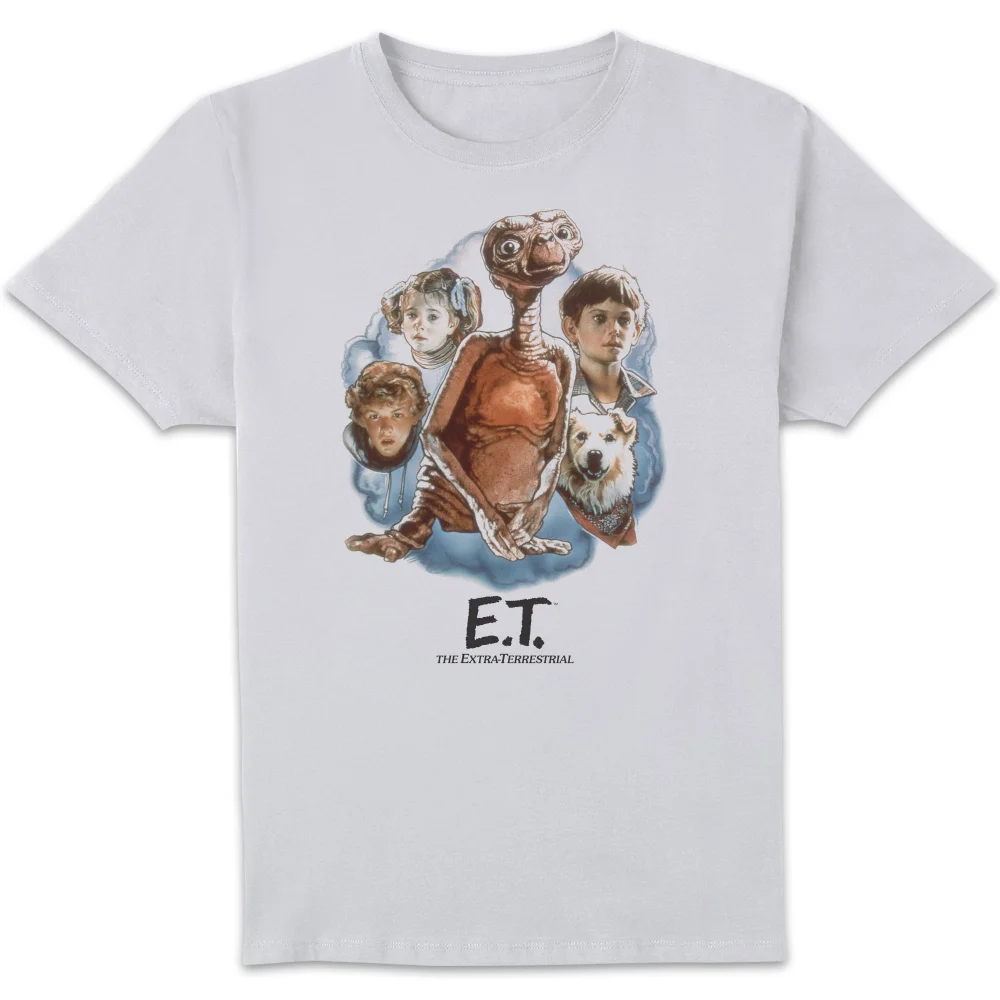 ET Painted Portrait T-Shirt - White - S Image 1