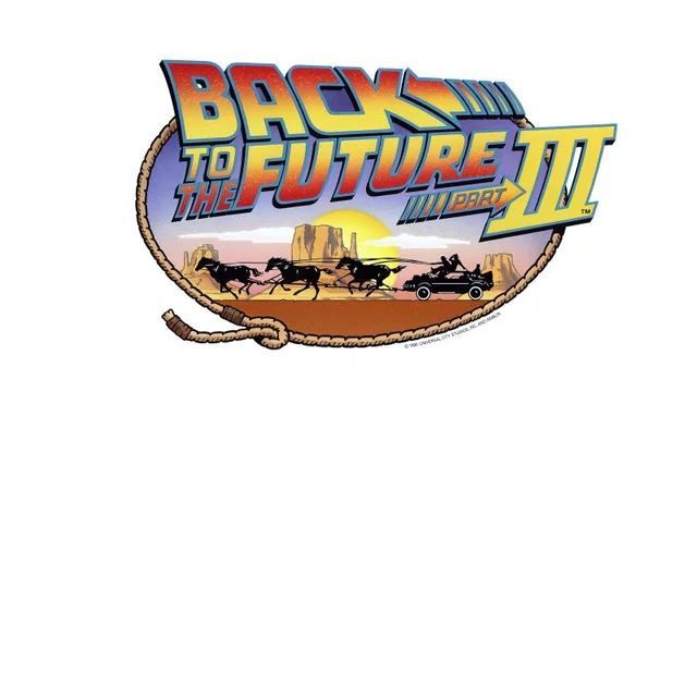 Back To The Future Lasso T-Shirt - White