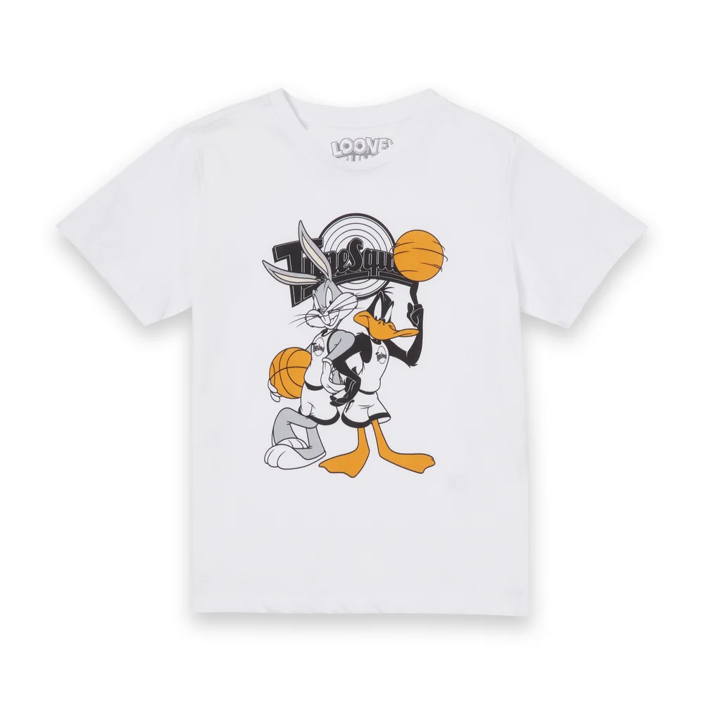 Space Jam Bugs And Daffy Tune Squad Kids' T-Shirt - White - 3-4 Years Image 1