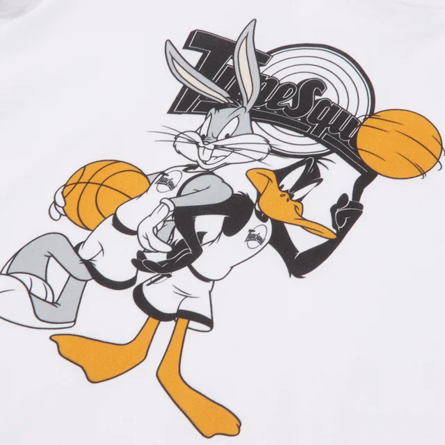 Space Jam Bugs And Daffy Tune Squad Kids' T-Shirt - White