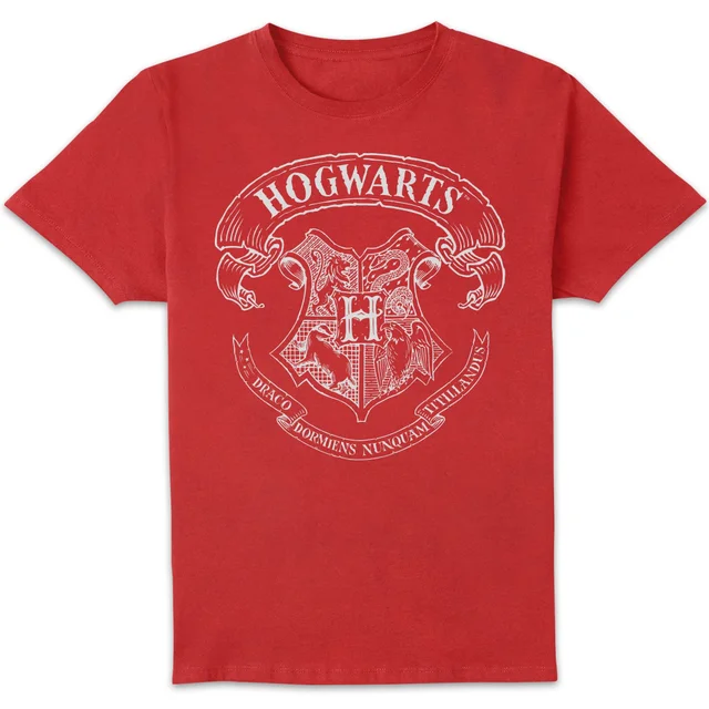 Harry Potter Hogwarts Crest Men's T-Shirt - Red