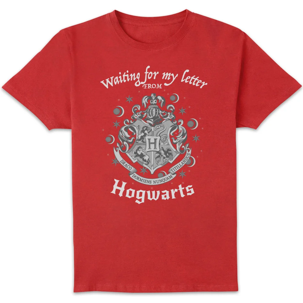 Harry Potter Waiting For My Letter From Hogwarts Men's T-Shirt - Red - S Image 1