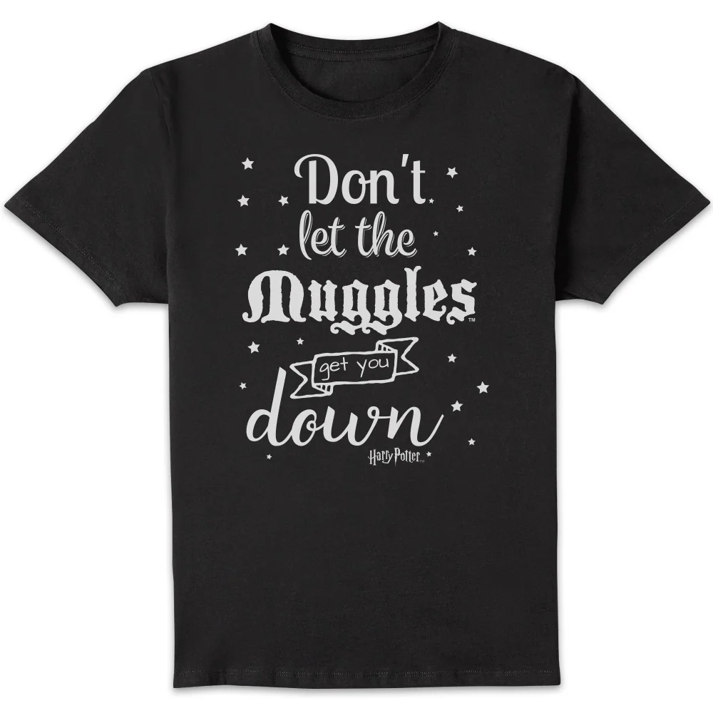 Harry Potter Don't Let The Muggles Get You Down Men's T-Shirt - Black - S Image 1
