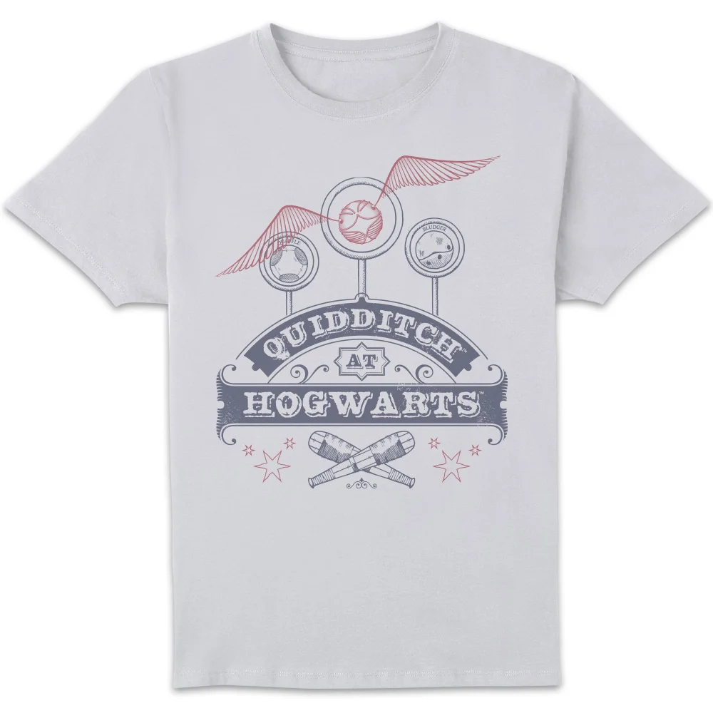 Harry Potter Quidditch At Hogwarts Men's T-Shirt - White - S Image 1