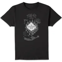 Harry Potter The Marauder's Map Men's T-Shirt - Black