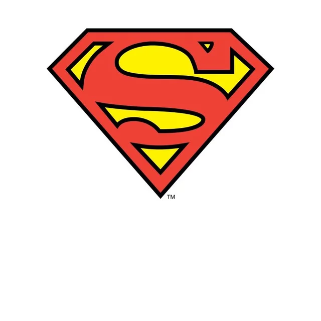 DC Originals Official Superman Shield Men's T-Shirt - White