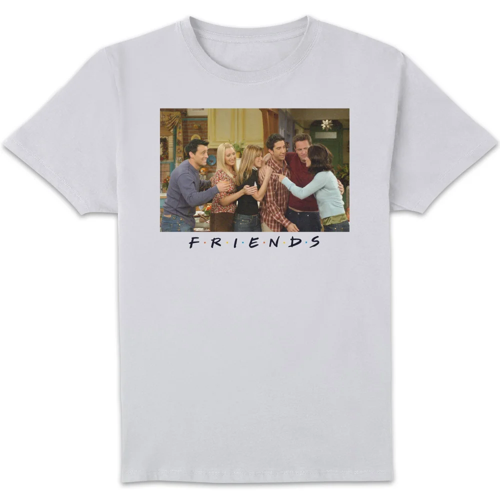 Friends Cast Shot Men's T-Shirt - White - S Image 1