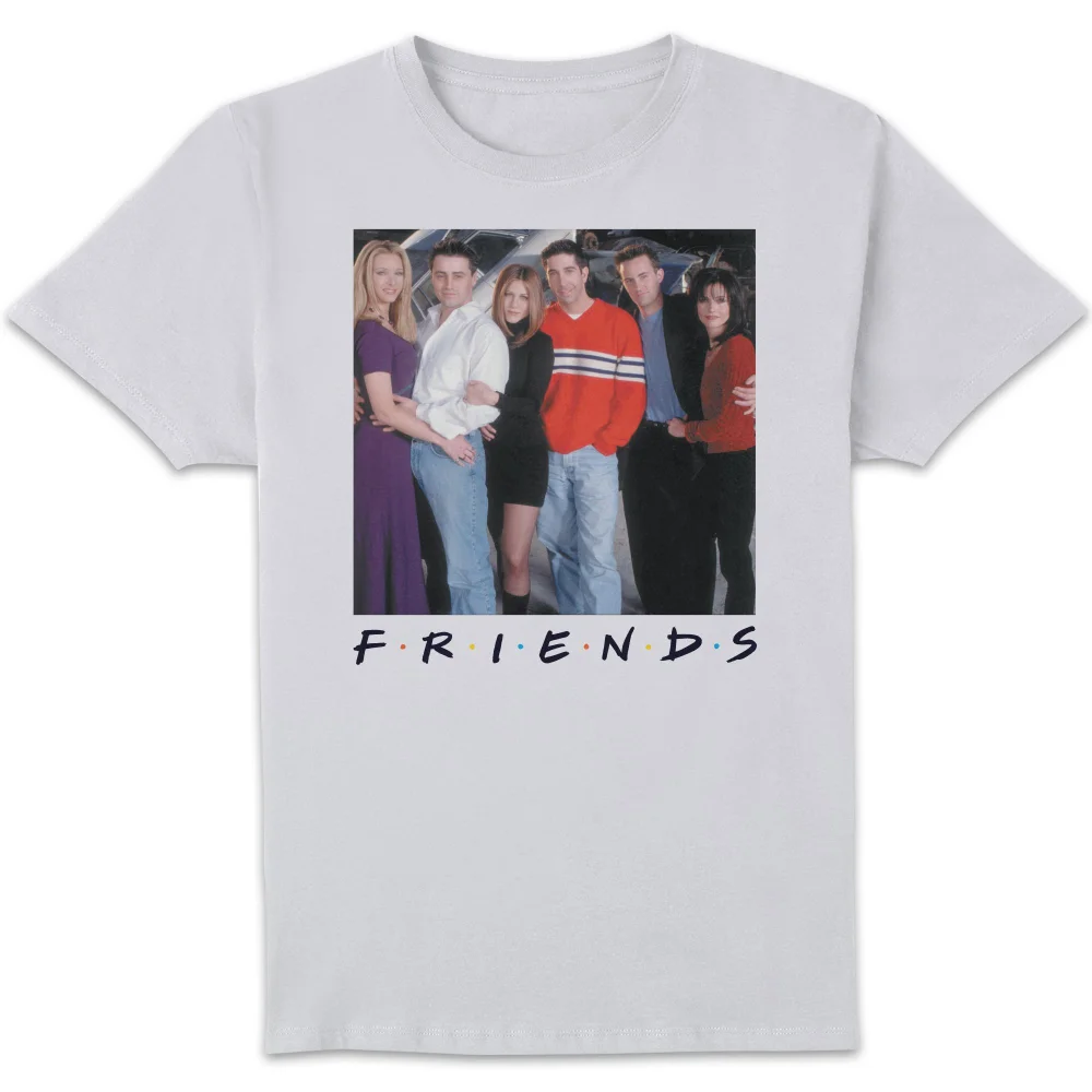 Friends Cast Pose Men's T-Shirt - White - S Image 1