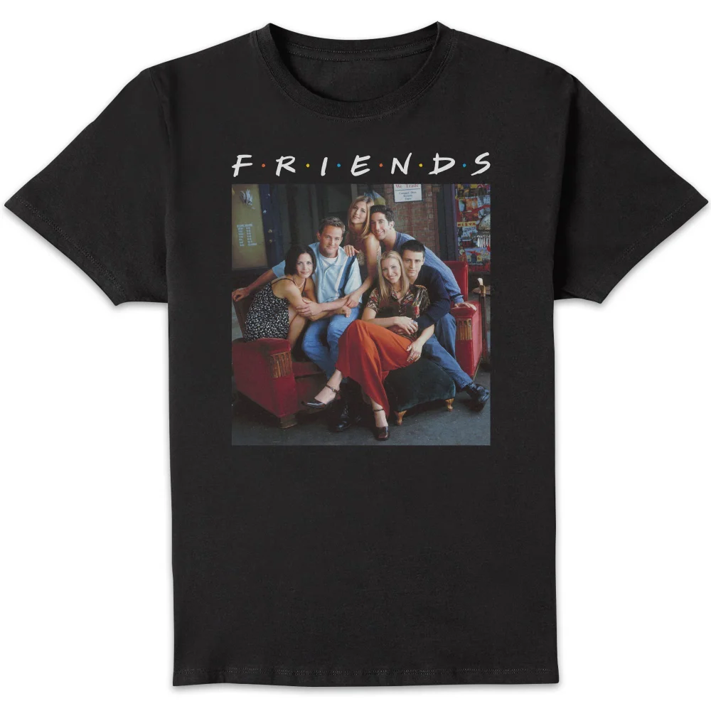 Friends Classic Character Men's T-Shirt - Black - S Image 1