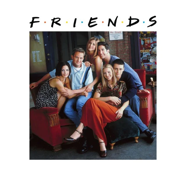 Friends Classic Character Men's T-Shirt - White