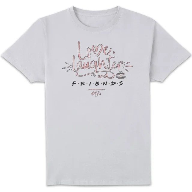 Friends Love Laughter Men's T-Shirt - White