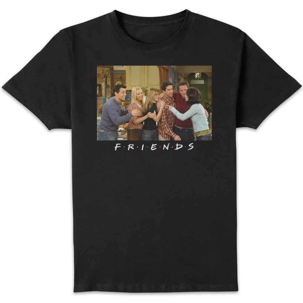 Friends Cast Shot Men's T-Shirt - Black - S Image 1