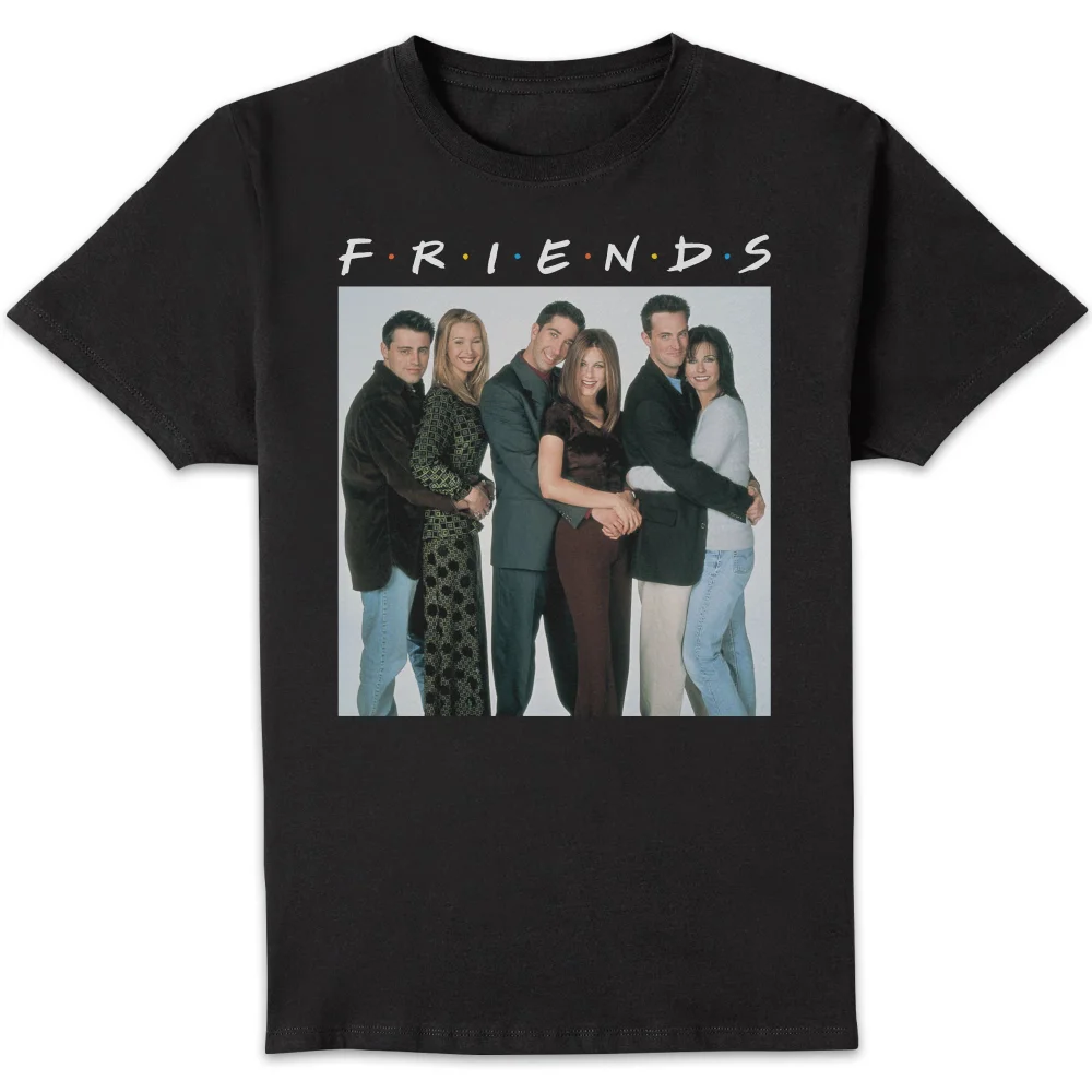 Friends Group Shot Men's T-Shirt - Black - S Image 1
