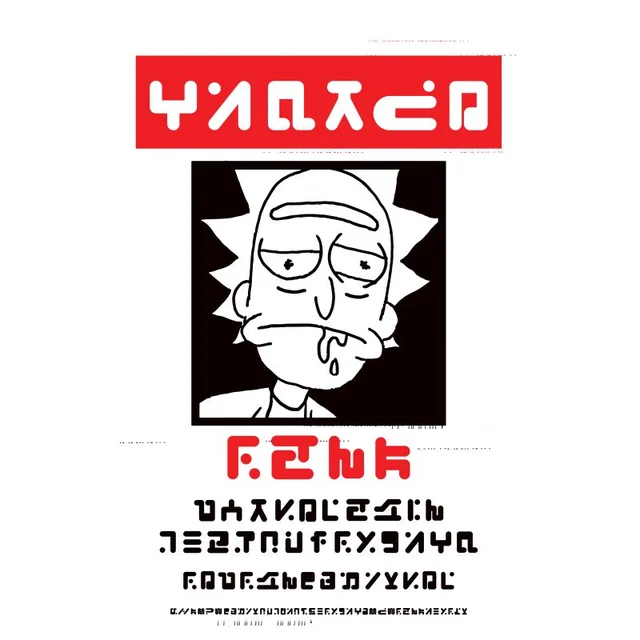 Rick and Morty Wanted Rick Men's T-Shirt - White