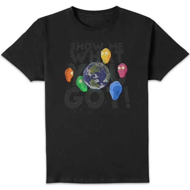 Rick and Morty Show Me What You Got Men's T-Shirt - Black