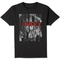 Chucky Typographic Men's T-Shirt - Black - undefined undefined