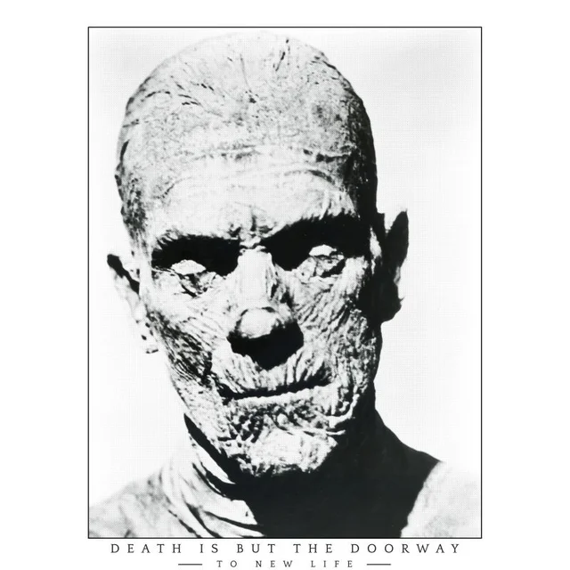 Universal Monsters The Mummy Portrait Men's T-Shirt - White