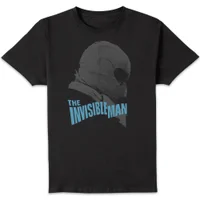 Universal Monsters The Invisible Man Greyscale Men's T-Shirt - Black