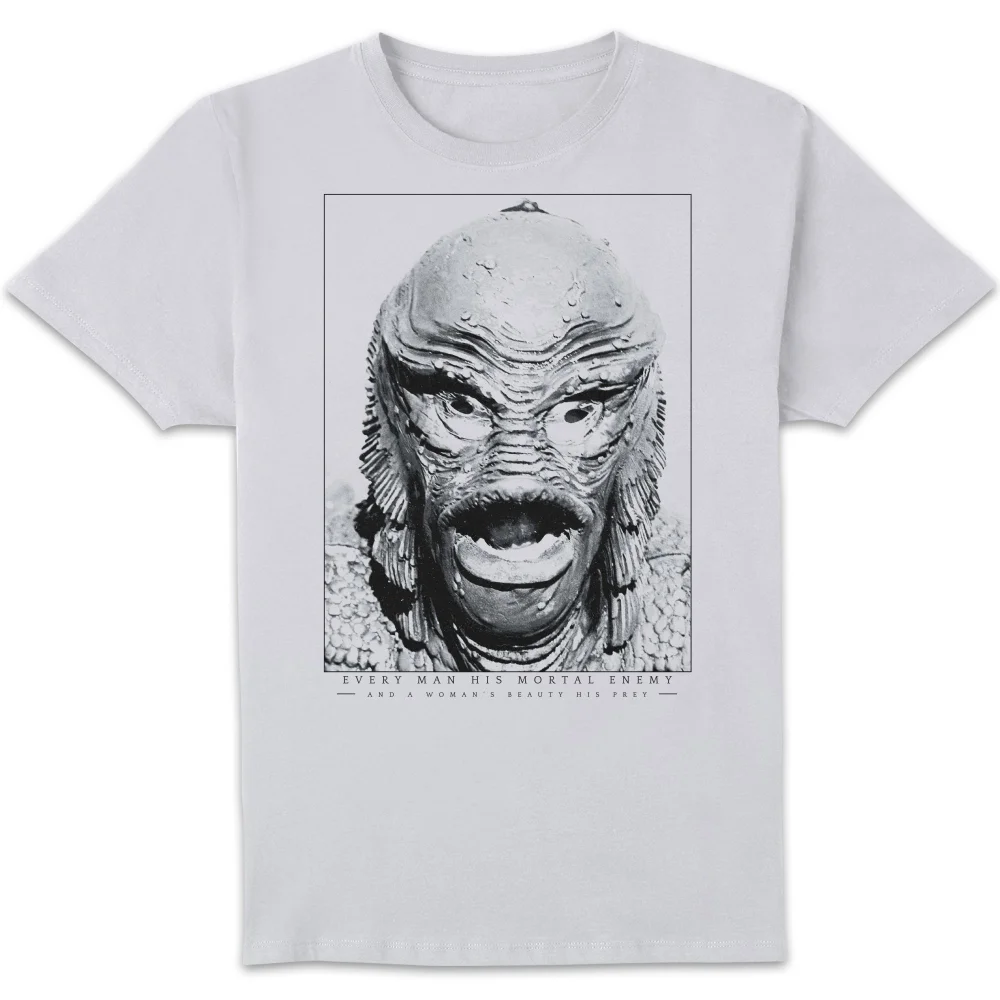 Universal Monsters Creature From The Black Lagoon Portrait Men's T-Shirt - White - S Image 1