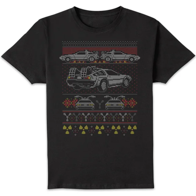Back To The Future Back In Time for Christmas Men's T-Shirt - Black