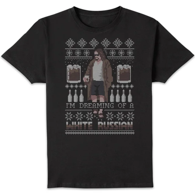 The Big Lebowski I'm Dreaming Of A White Russian Men's T-Shirt - Black