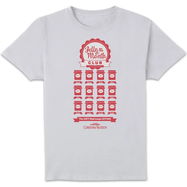National Lampoon Jelly Of The Month Club Men's Christmas T-Shirt - White