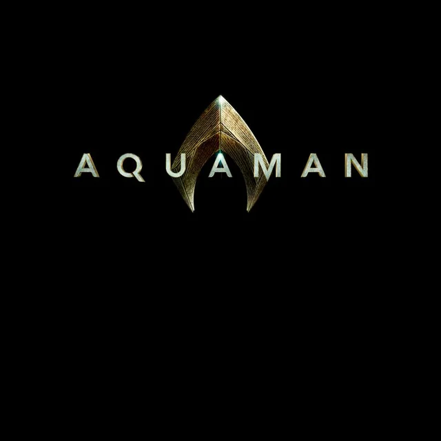 Aquaman Title Men's T-Shirt - Black