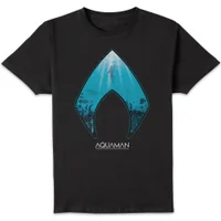 Aquaman Deep Men's T-Shirt - Black - undefined undefined