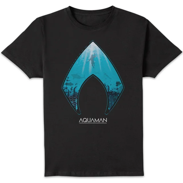 Aquaman Deep Men's T-Shirt - Black