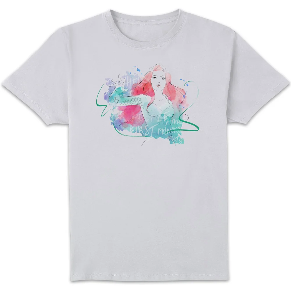 Aquaman Mera First Princess Men's T-Shirt - White - S Image 1